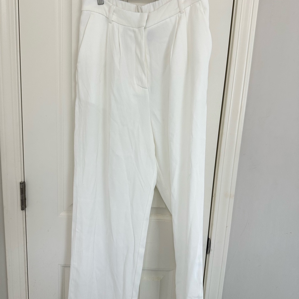 Elegant White Women's Pants